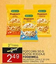 Popcorn różne rodzaje promocja w Wafelek