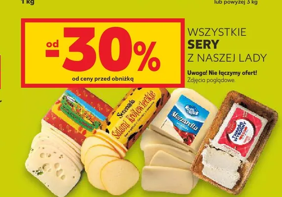 Sery z naszej lady promocja w Kaufland