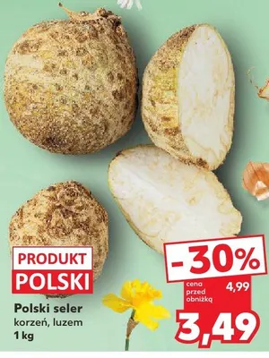 Polski seler korzeń, luzem promocja w Kaufland