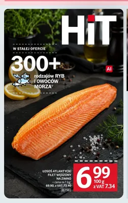 Łosoś atlantycki filet wędzony na zimno promocja w Selgros