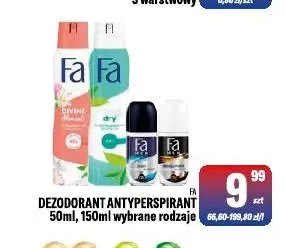 Dezodorant antyperspirant Fa promocja w Tomi Markt