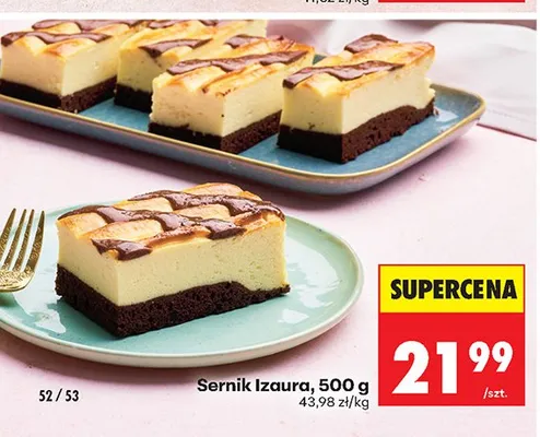 Sernik Izaura 500 g promocja w Biedronka