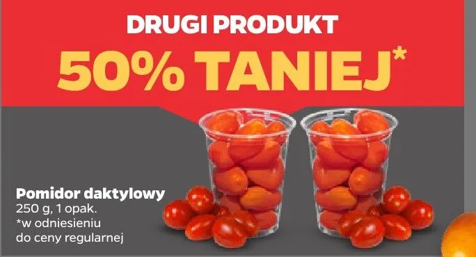 Pomidor daktylowy promocja w Netto