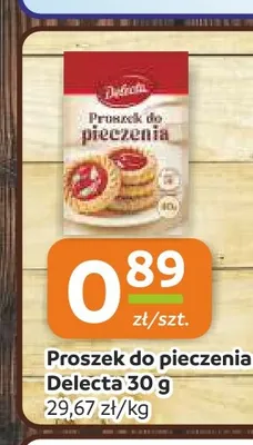 Proszek do pieczenia Delecta promocja w Społem Częstochowa