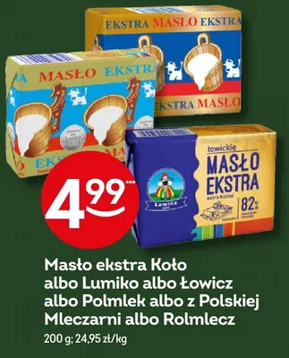 Masło ekstra Koło promocja w Żabka
