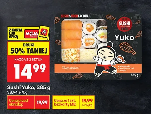 Sushi promocja w Biedronka