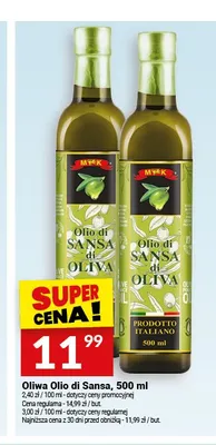 Oliwa Olio di Sansa di Oliva M&K promocja w Twój Market