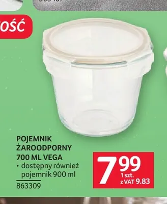 Pojemnik żaroodporny 700 ml Vega promocja w Selgros