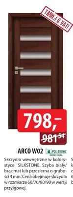 Skrzydło wewnętrzne POL-SKONE ARCO W02 promocja w Dobre Dla Domu