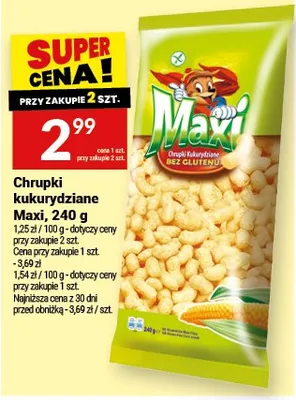 Chrupki kukurydziane Maxi promocja w Twój Market