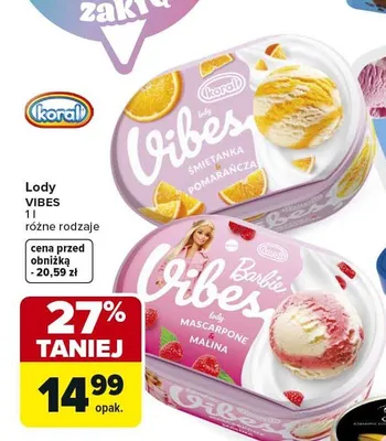 Lody Vibes promocja w Carrefour Market
