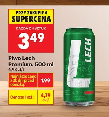 Piwo Premium 500 ml promocja w Biedronka
