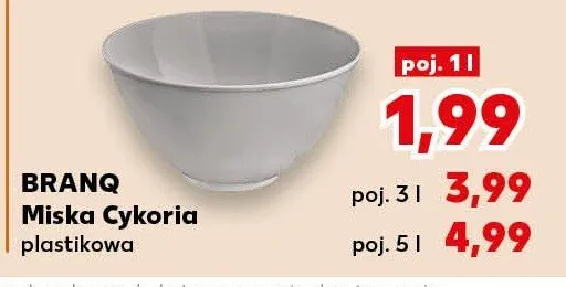 Miska Cykoria plastikowa poj. 1l promocja w Kaufland