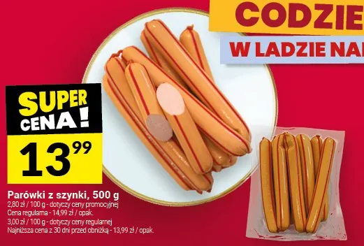 Parówki z szynki promocja w Twój Market