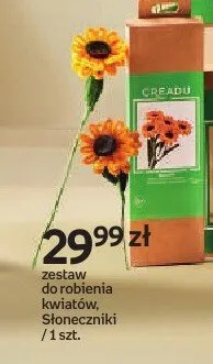 Zestaw do robienia kwiatów Słoneczniki CREADU promocja w Dzień Dziecka
