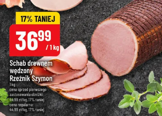 Schab drewnem wędzony promocja w POLOmarket