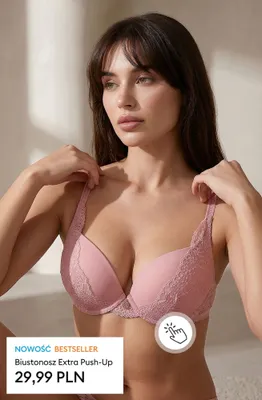Biustonosz Extra Push-Up promocja w Sinsay