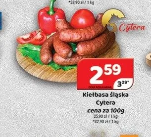 Kiełbasa śląska Cytera promocja w Delfin