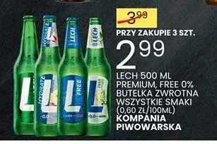 Piwo Lech Premium butelka zwrotna 500ml promocja w Wafelek