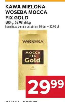 Kawa mielona Woseba Mocca Fix Gold promocja w Stokrotka