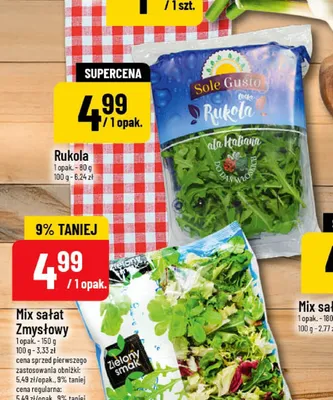 Mix sałat Zmysłowy promocja w POLOmarket
