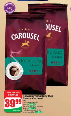 Kawa ziarnista Carousel Daily Cup Classic promocja w Dino