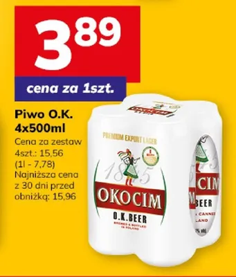 Piwo O.K. 4x500ml promocja w Hitpol