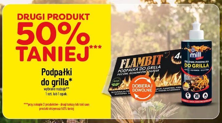 Podpałka do grilla ekologiczna Flambit promocja w POLOmarket