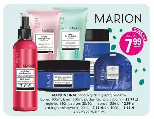 Stylizująca guma do włosów Marion Final Control promocja w Drogerie Jasmin