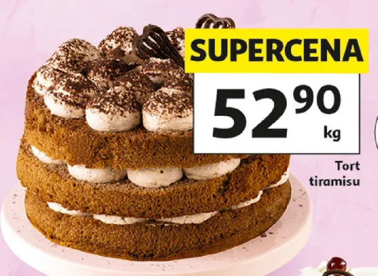 Tort tiramisu Auchan promocja w Auchan