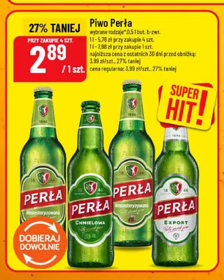 Piwo Perła Chmielowa promocja w POLOmarket
