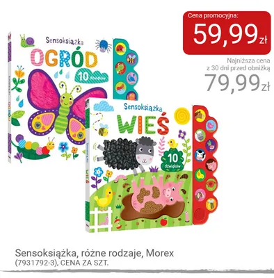 Sensoksiążka Morex promocja w Smyk