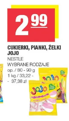 Pianki Jojo Marshmallow promocja w SPAR