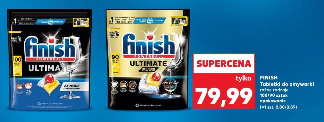 Tabletki do zmywarki różne rodzaje  promocja w Kaufland