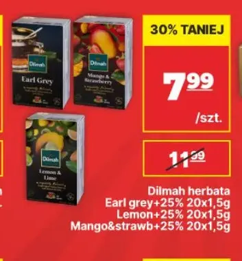 Herbata Lemon Dilmah promocja w API Market