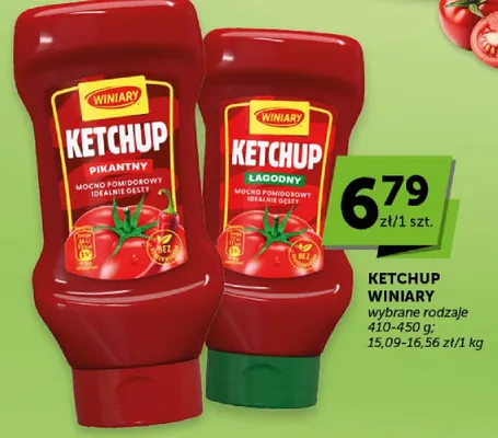 Ketchup wybrane rodzaje promocja w ABC