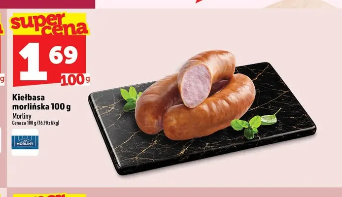 Kiełbasa morlińska Morliny promocja w TOPAZ