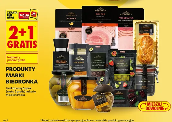 Produkty marki Biedronka 2+1 GRATIS promocja w Biedronka
