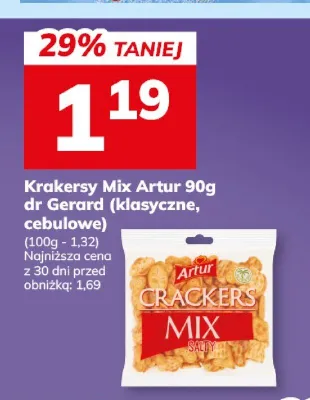 Krakersy Mix Artur dr Gerard klasyczne promocja w Hitpol