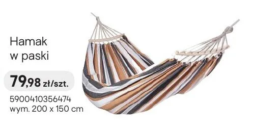 Hamak w paski promocja w Castorama
