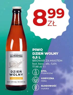 Piwo promocja w Duży Ben