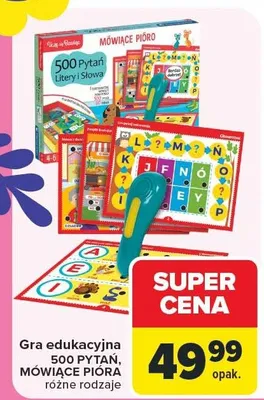 Gra edukacyjna CAROTINA MÓWIĄCE PIÓRA różne rodzaje promocja w Carrefour