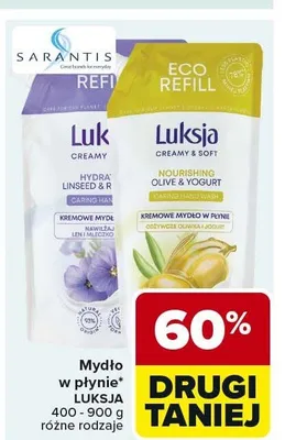 Mydło w płynie Luksja 400-900g różne rodzaje promocja w Carrefour Market