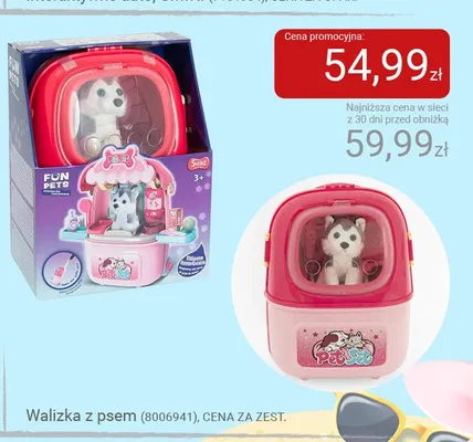 Walizka z psem SMIKI promocja w Smyk