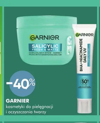Krem sorbet nawilżający Garnier Salicylic Fresh & Matte promocja w Super-Pharm