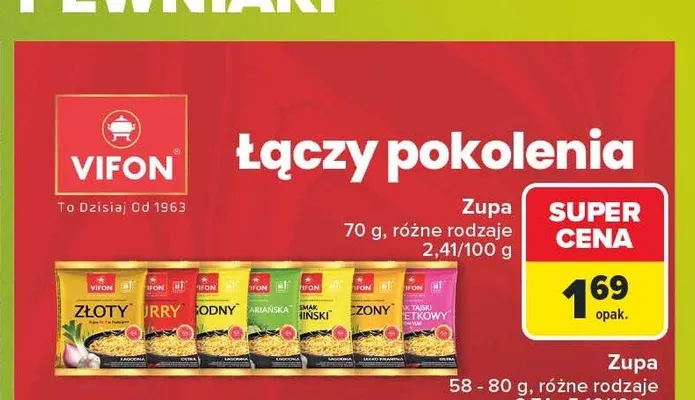 Zupa błyskawiczna Vifon Curry promocja w Carrefour Market