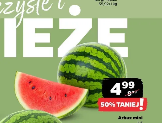 Arbuz mini luz promocja w Netto