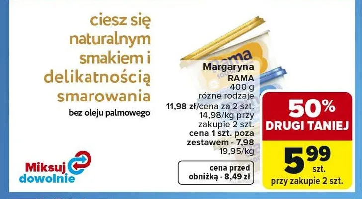 Margaryna Rama promocja w Carrefour
