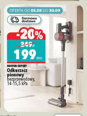 Odkurzacz pionowy bezprzewodowy Hoffen Expert promocja w Biedronka Home