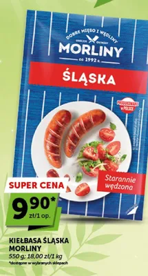 Kiełbasa Śląska Morliny promocja w Euro Sklep